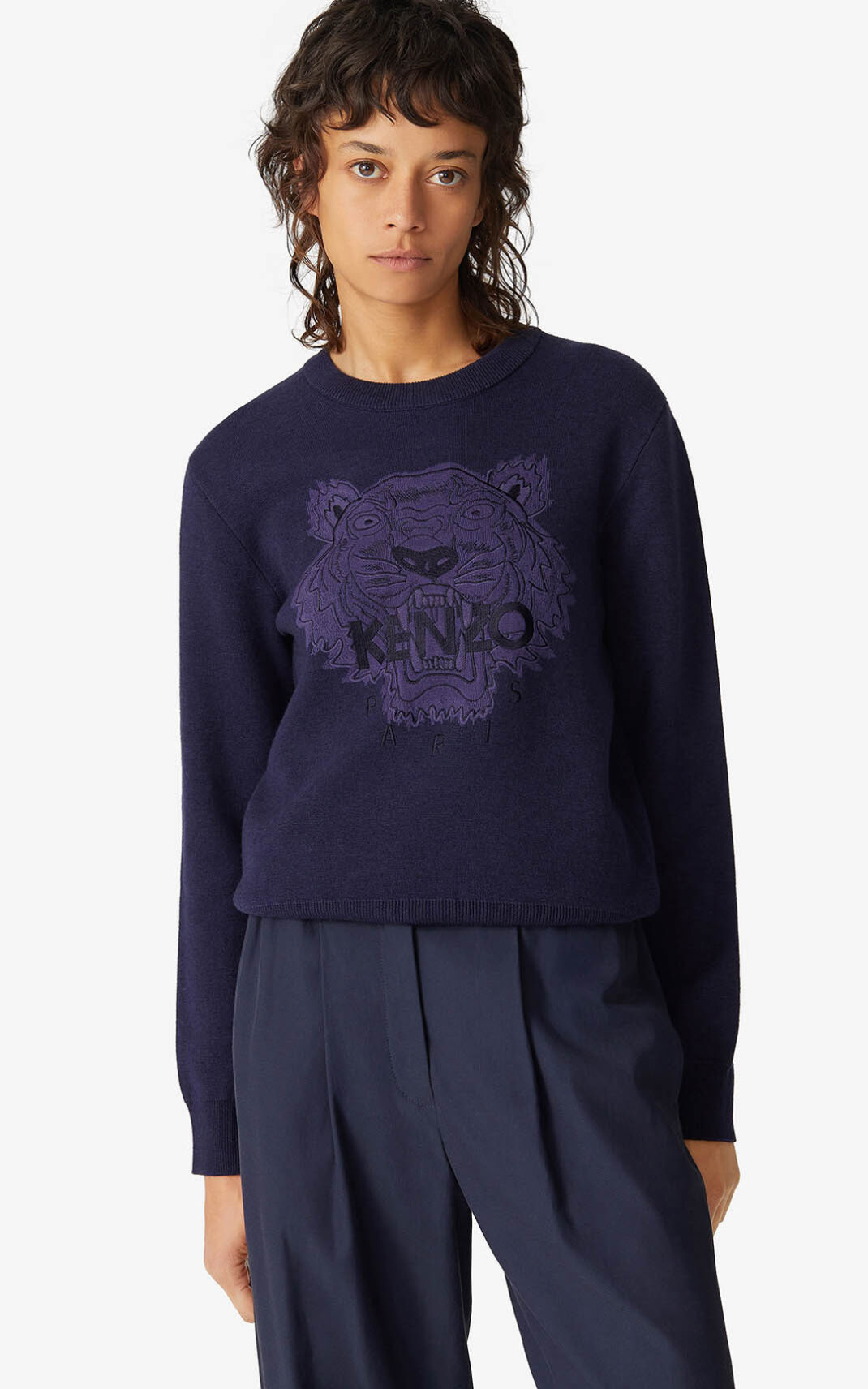 Jerseys Kenzo Tiger Mujer Azul Marino Azules - SKU.8126565